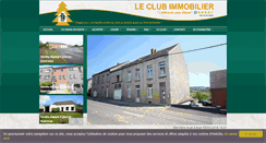 Desktop Screenshot of clubimmobilier.be