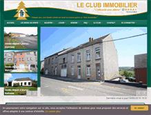 Tablet Screenshot of clubimmobilier.be